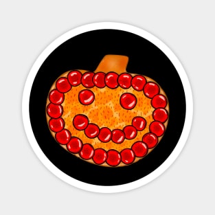 Pumpkin Pizza Magnet